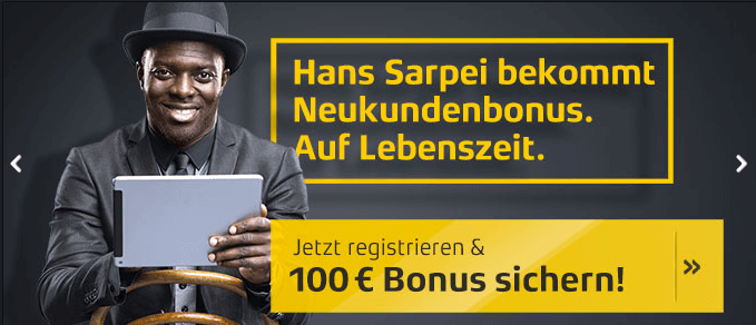 100 euro bonus Hand Sarpei
