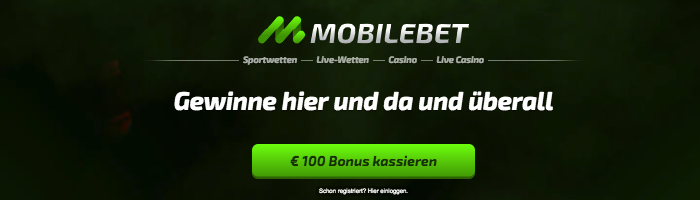 mobilebet 100 euro bonus