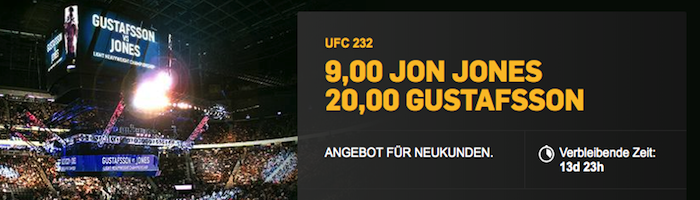 Wetten auf UFC Jon Jones Alexander Gustafsson