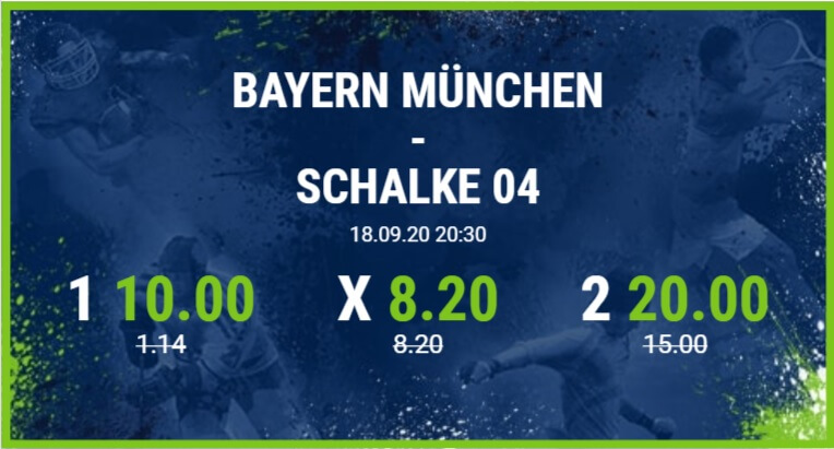Bayern Schalke Tipp Wetten Prognose (18.09.2020)