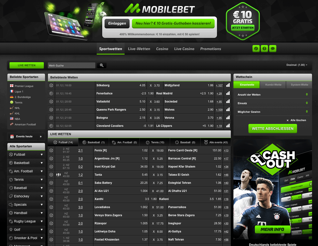mobilebet_website