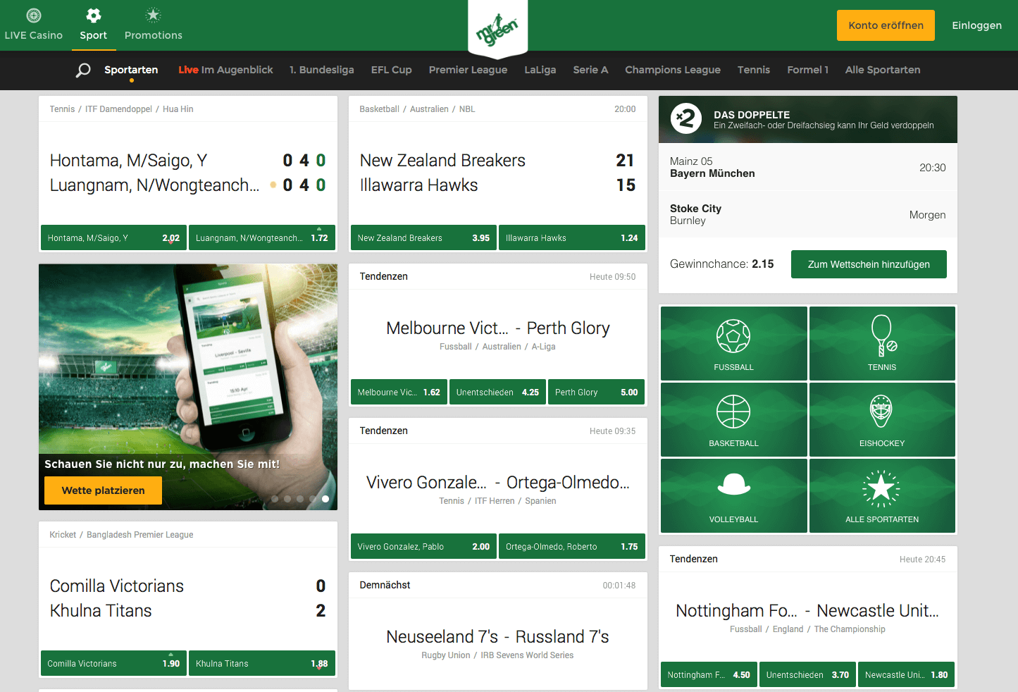 mrgreen_sports_website