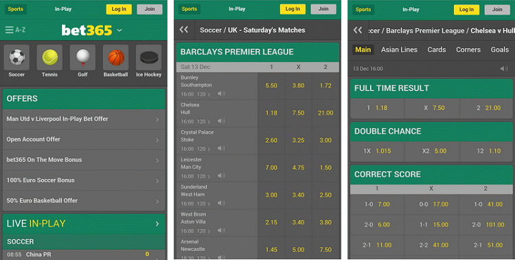 Bet365 Sport App