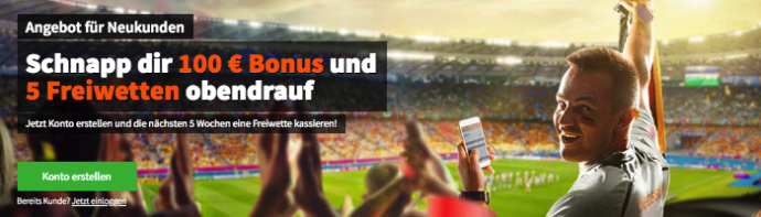 Betsson 100 Euro Bonus Freiwetten