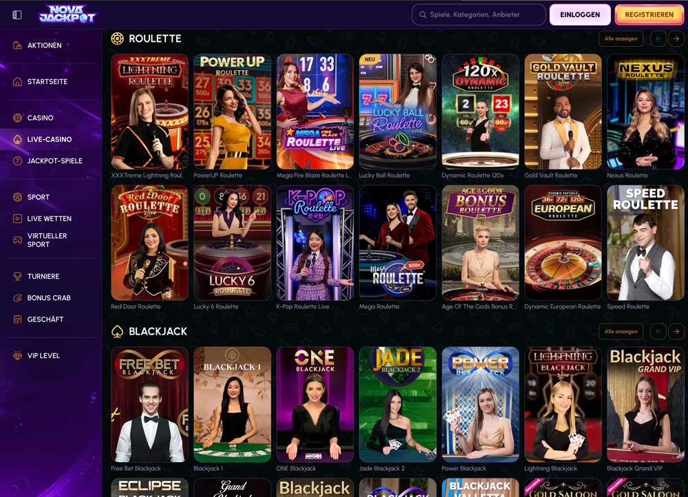 Novajackpot Casino