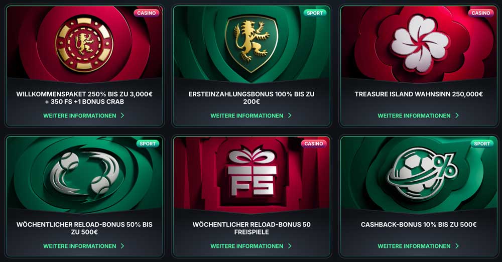 Kinbet Bonusangebote