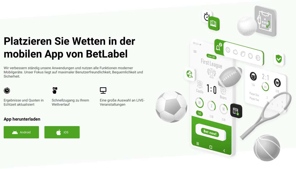 BetLabel Mobile App