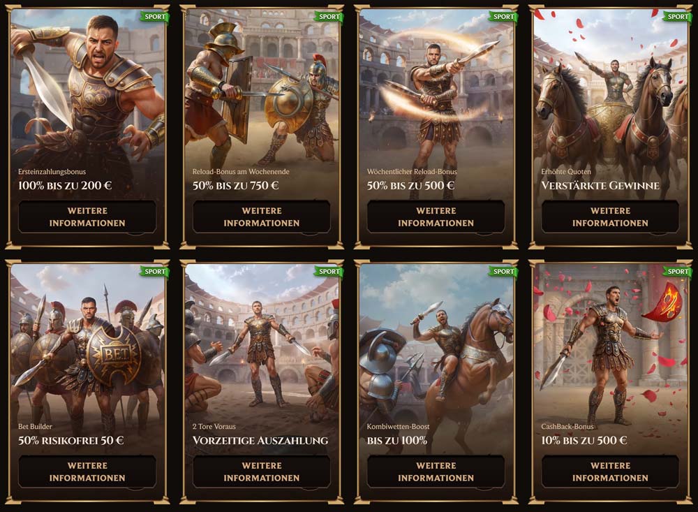 Lanista Sportwetten Bonus